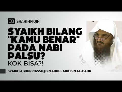 Syaikh Abdurrozzaq 𝐌𝐄𝐌𝐁𝐄𝐍𝐀𝐑𝐊𝐀𝐍 pengakuan 𝐍𝐀𝐁𝐈 𝐏𝐀𝐋𝐒𝐔 ?!