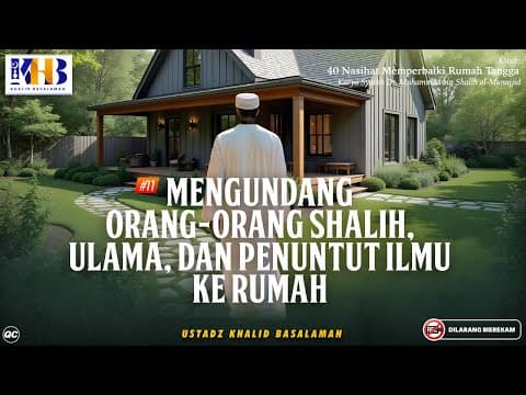 40 Nasihat Memperbaiki Rumah Tangga #13: Memberi Kesempatan Untuk Mendiskusikan Persoalan Keluarga